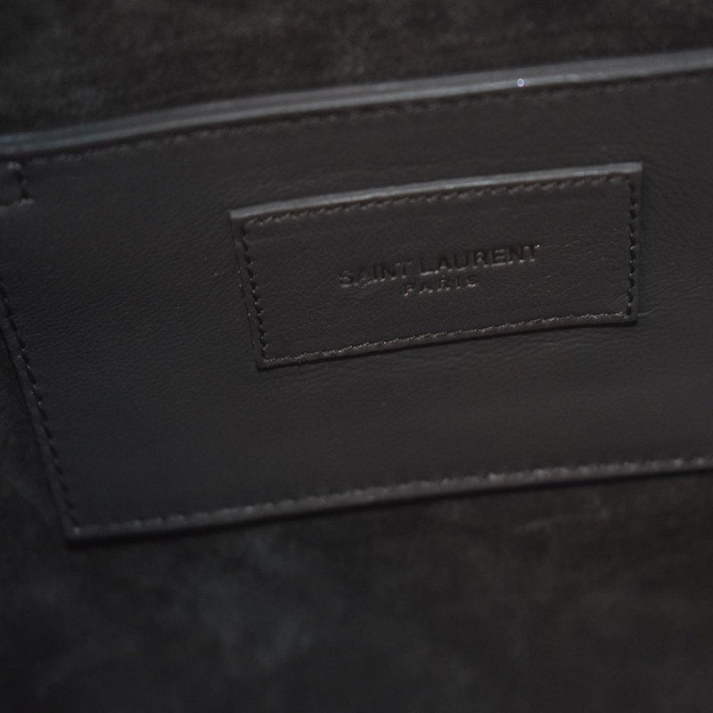 Saint Laurent Classic Sac Shoulder Bag Duffle Mini Metallic Silver