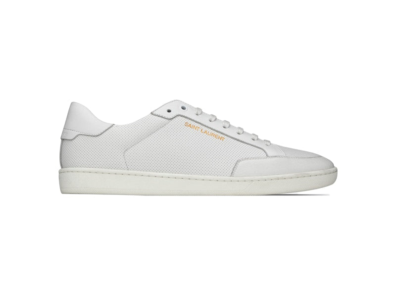 Saint Laurent Court Classic SL/10 Perforated White