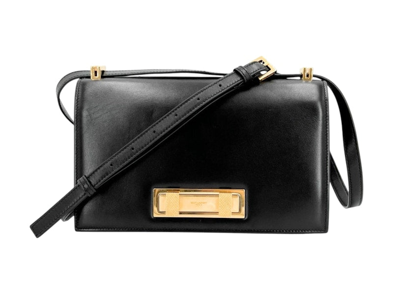Saint Laurent Domino Medium Ultra Calfskin Bag Soft Black