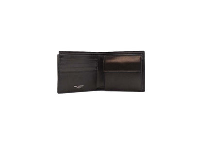 Saint Laurent East West Bifold Wallet Black