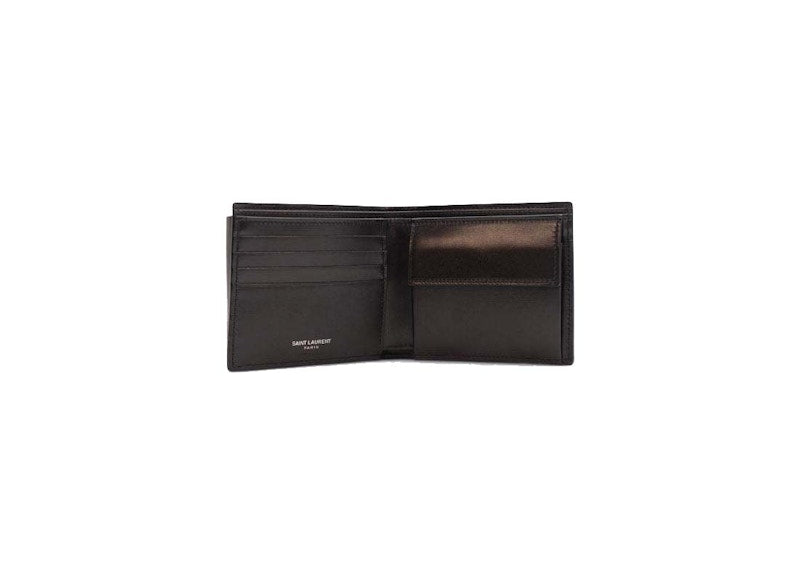 Saint Laurent East West Bifold Wallet Black