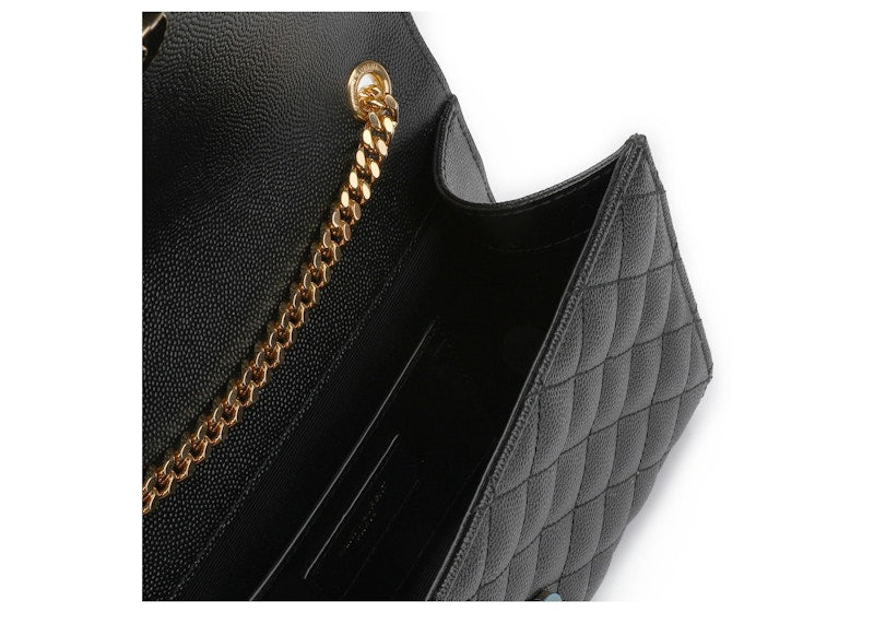 Saint Laurent Envelope Bag Small Black