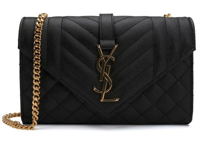 Saint Laurent Envelope Bag Small Black
