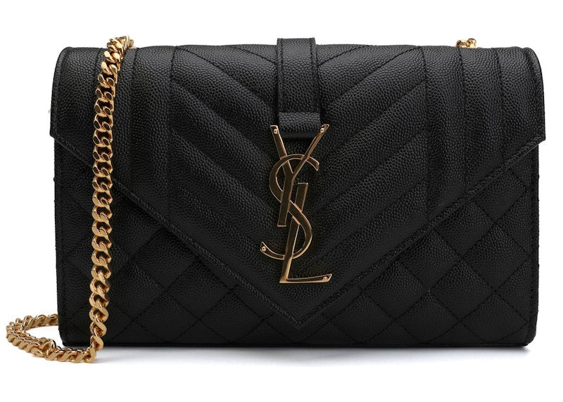 Saint Laurent Envelope Bag Small Black