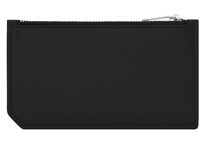 Saint Laurent 5 Fragments Pouch Card Case Grained Leather Black