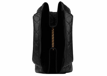 Saint Laurent Icare Maxi Shopping Bag Quilted Lambskin Black