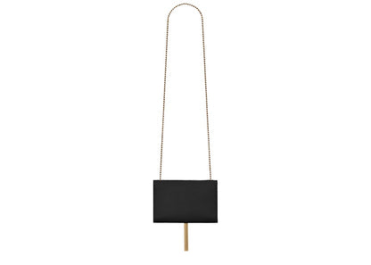 Saint Laurent Kate Bag Grain De Poudre Embossed Leather Gold-tone Small Black