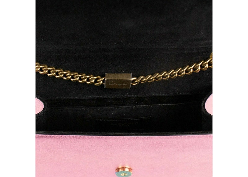 Saint Laurent Kate Small Metallic Pink