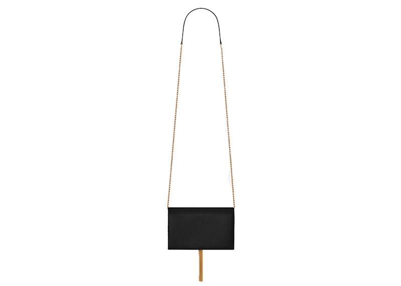 Saint Laurent Kate Tassel Chain Bag Black