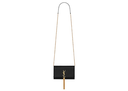 Saint Laurent Kate Tassel Chain Bag Black