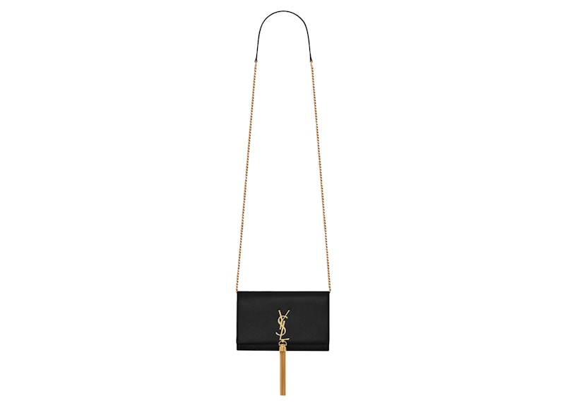 Saint Laurent Kate Tassel Chain Bag Black