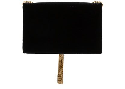 Saint Laurent Kate Tassel Wallet on Chain Tassel Black