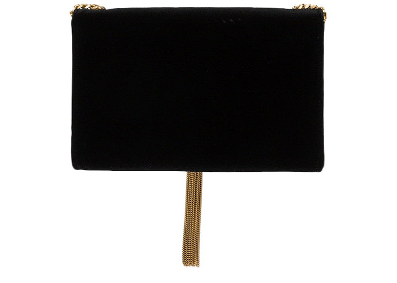 Saint Laurent Kate Tassel Wallet on Chain Tassel Black