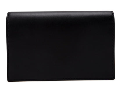 Saint Laurent Kate Wallet on Chain Tassel Black