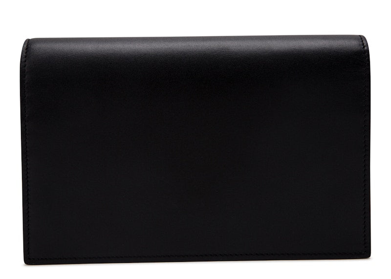 Saint Laurent Kate Wallet on Chain Tassel Black