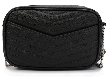 Saint Laurent Lou Crossbody Bag Black