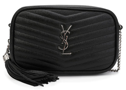 Saint Laurent Lou Crossbody Bag Black