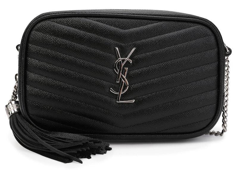 Saint Laurent Lou Crossbody Bag Black