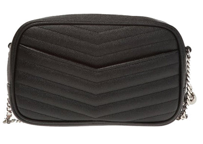 Saint Laurent Lou Shoulder Bag Matelasse Mini Black