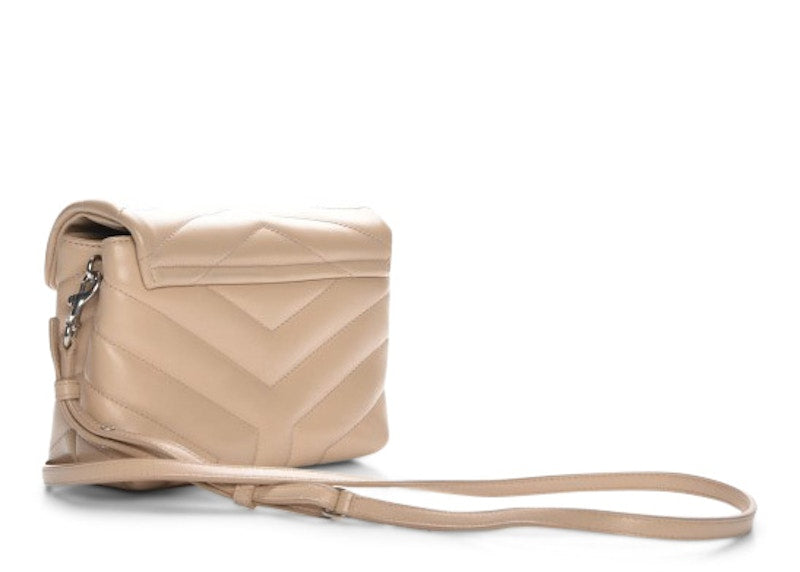 Saint Laurent LouLou Crossbody Matelasse Toy Beige