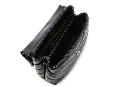 Saint Laurent Loulou Shoulder Bag Matelasse Black-tone Toy Black