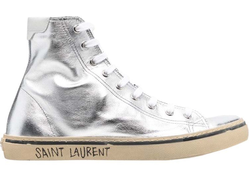 Saint Laurent MALIBU Sneakers Silver