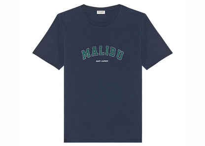 Saint Laurent Malibu Logo T-Shirt Marine/White/Multi