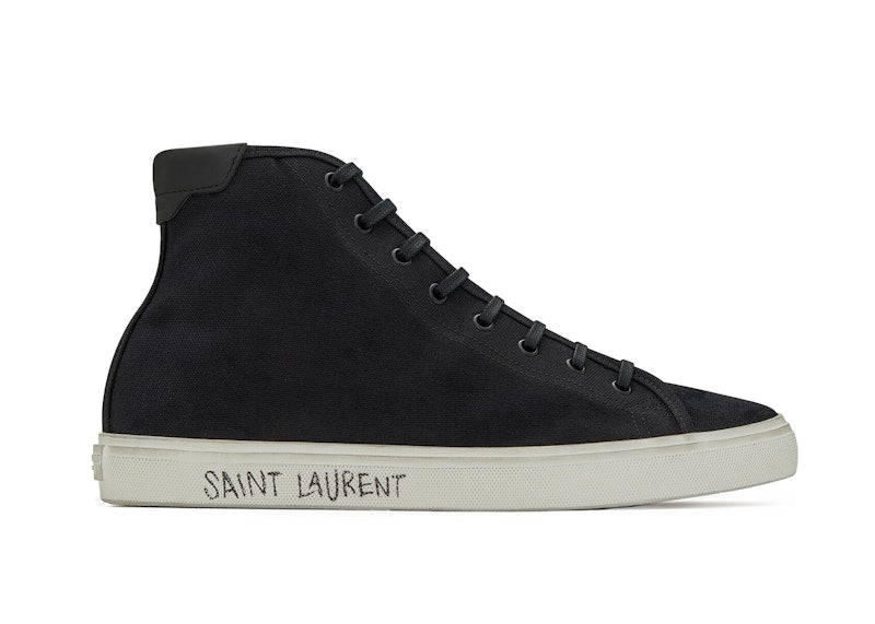 Saint Laurent Malibu Mid Black White