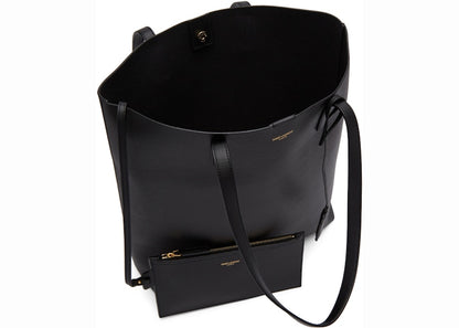 Saint Laurent North-South Shopping Tote Black