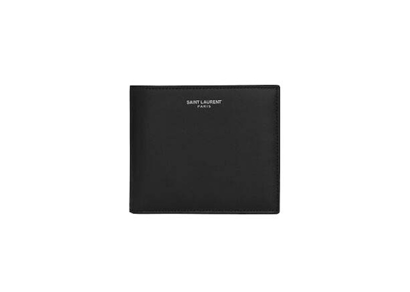 Saint Laurent Paris East/West Smooth Leather Wallet Black