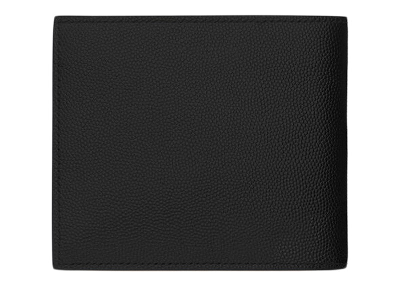 Saint Laurent Paris East/West Wallet With Coin Purse De Poudre Embossed Black