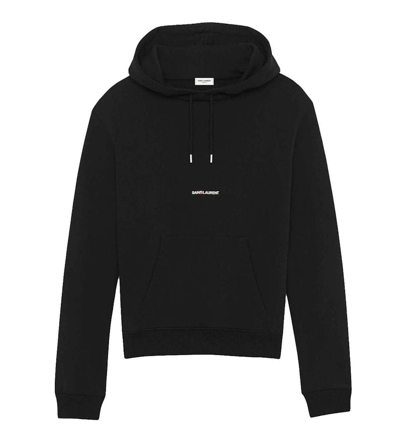 Saint Laurent Rive Gauche Hoodie Black