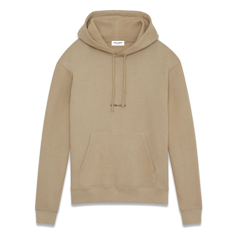 Saint Laurent Rive Gauche Hoodie Sand