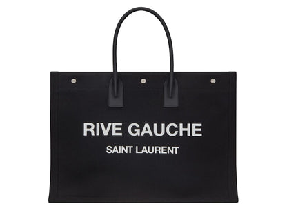 Saint Laurent Rive Gauche Tote Bag Black