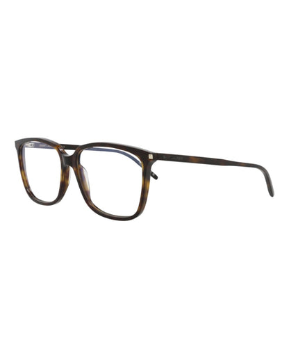 Saint Laurent Round-Frame Acetate Optical Frames Havana Havana Transparent (SL453-30011113-002)