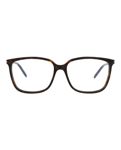 Saint Laurent Round-Frame Acetate Optical Frames Havana Havana Transparent (SL453-30011113-002)