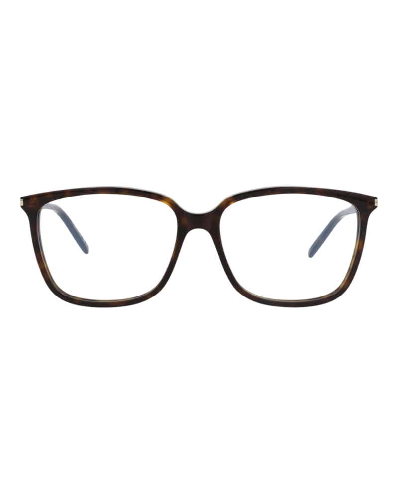 Saint Laurent Round-Frame Acetate Optical Frames Havana Havana Transparent (SL453-30011113-002)
