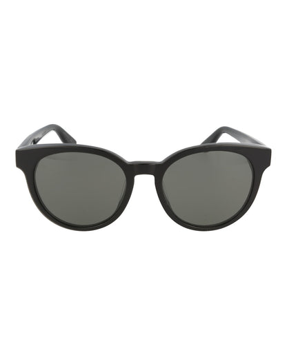 Saint Laurent Round-Frame Acetate Sunglasses Shiny Black (SLM25K-30002244-001)
