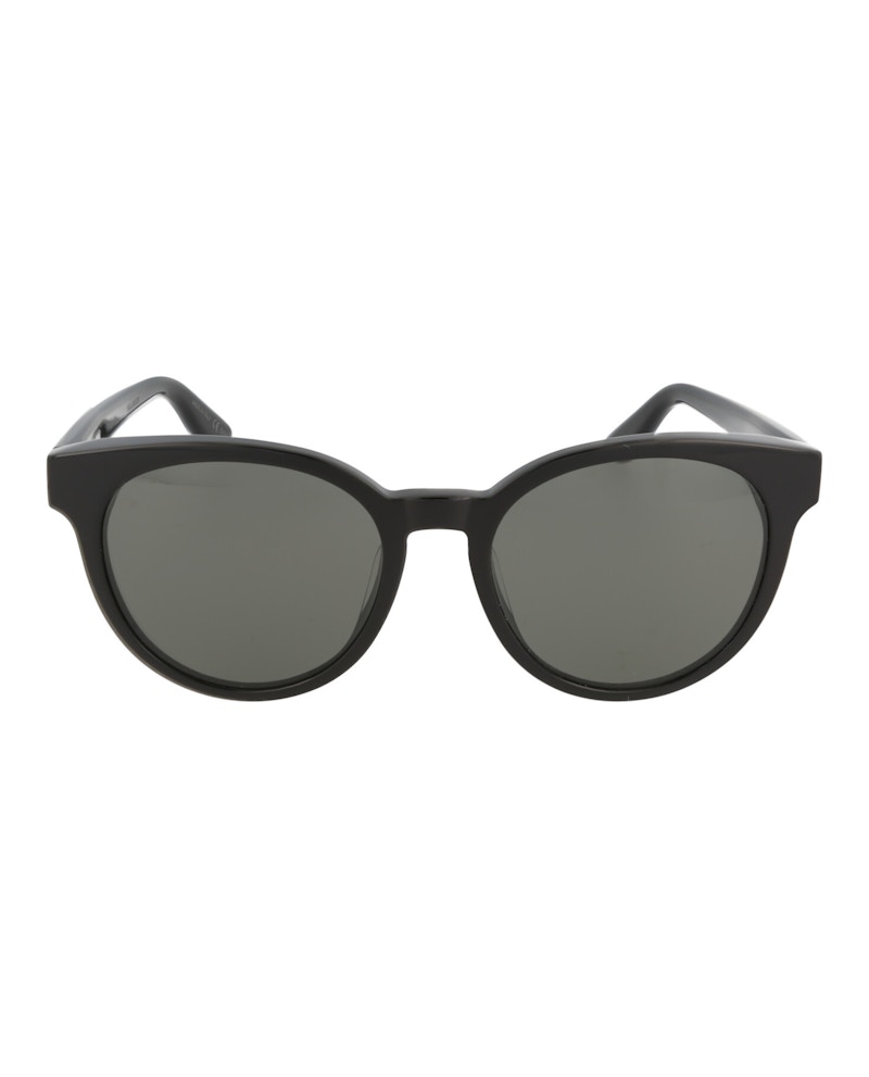 Saint Laurent Round-Frame Acetate Sunglasses Shiny Black (SLM25K-30002244-001)