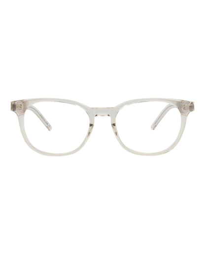 Saint Laurent Round-Frame Recycled Acetate Optical Frames Beige Beige Transparent (SLM111-30014324-004)