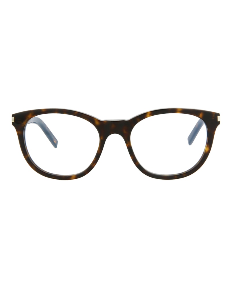 Saint Laurent Round Oval Optical Frames Havana/Havana/Transparent (SL471-30011701-002)