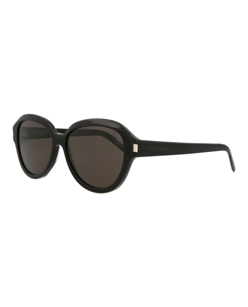 Saint Laurent Round Oval Sunglasses Black/Black/Black (SL400-30009332-001)