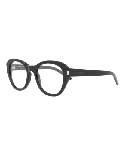 Saint Laurent Round Sunglasses Black/Black/Yellow (SL604-30014381-001)