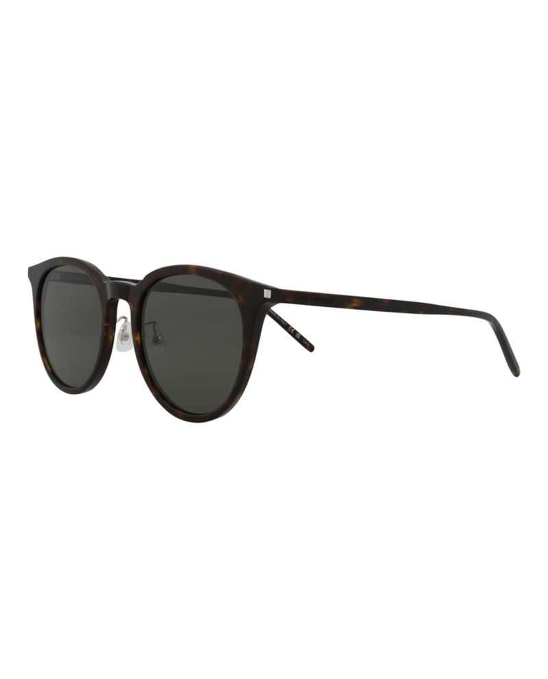 Saint Laurent Round Sunglasses Havana/Havana/Grey (SL488K-30011924-002)