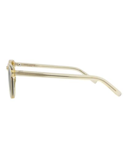 Saint Laurent Round Sunglasses Yellow/Yellow/Green (SL527ZOE-30013278-002)