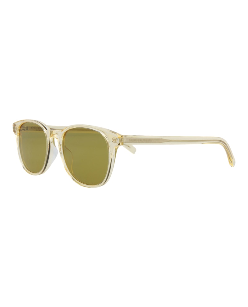 Saint Laurent Round Sunglasses Yellow/Yellow/Green (SL527ZOE-30013278-002)