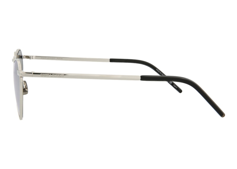 Saint Laurent SL 301 LouLou Sunglasses Silver (SL301LOULO-30007818-003)