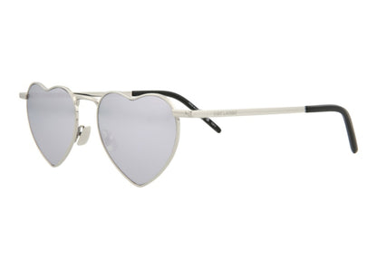 Saint Laurent SL 301 LouLou Sunglasses Silver (SL301LOULO-30007818-003)