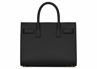 Saint Laurent Sac De Jour Nano In Smooth Leather Black