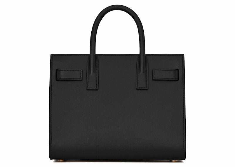 Saint Laurent Sac De Jour Nano In Smooth Leather Black